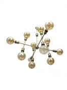 Molecular 12 Light Urban Chandelier люстра FOS Lighting Spread-Pipe-CH12