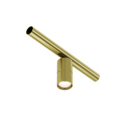 трековый светильник черного цвета с плоским корпусом для системы Shelf