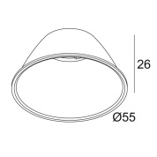 19810 0200 Delta Light ACCESSORIES SPY 90 РЕФЛЕКТОР 18°