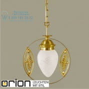 Подвесной светильник Orion Budapest HL 6-1247 bronze/376 klar-matt