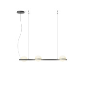 подвесной светильник с шестью источниками света и горизонтальной планкой