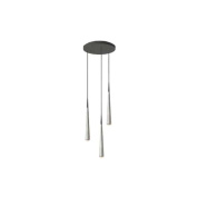 CNO03-8 Grau Niceone CHANDELIER 3 RAW Трёхрожковый подвес черный