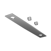 прямой коннектор для магнитного шинопровода чёрного цвета Levity 5mm