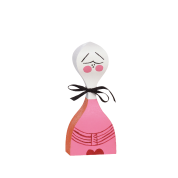 21502702 Vitra Wooden Doll Деревянная фигурка с белым лицом и розовым платьем