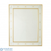 Rectangular Beveled Mirror w/Gold Stars-Gold Global Views зеркало