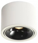 потолочный накладной светильник с белым корпусом и направленным светом