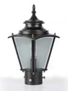 Classic Silver Grey Outdoor Pole Gate Light уличный светильник FOS Lighting 375-GL1