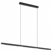 подвесной светильник в виде вытянутого профиля с мягким рассеянным светом