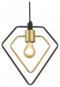подвесной светильник с геометрической рамой