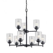 Winslow 9 Light Chandelier Black люстра 44031BK Kichler