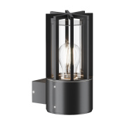 настенный светильник уличного типа цвета графит