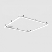 настенно-потолочный светильник крупного квадратного формата с рамочной подсветкой