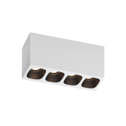 настенный спот белый с четырьмя линзами