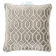 110876 Pillow Trellis grey velvet  60 x 60 cm Eichholtz