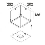 CONCRETE BOX 162 монтажная коробка Delta Light