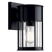 Camillo 11" 1 Light Wall Light with Clear Seeded Glass Textured Black уличный настенный светильник 59079BKT Kichler