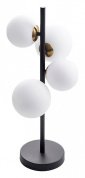 настольная лампа с шаровыми плафонами на вертикальной стойке