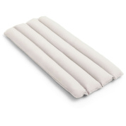 мягкая стеганая подушка для обеденного стула в кремово-белом оттенке