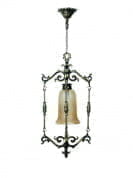 Spanish Antique Finished Small Foyer Pendant Lamp подвесной светильник FOS Lighting Spain-Allu-LustBindi-HL1