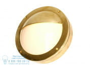 BEGAWAN 270MM SEMI-FLUSH WALL LIGHT Настенный светильник прямого света ручной работы Mullan Lighting MLOWL020ANTBRS