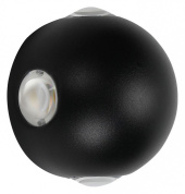 накладной фасадный светильник с шарообразным корпусом