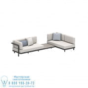 Alura Lounge set 13a алюминий с покрытием Royal Botania