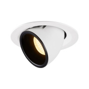 1005948 SLV NUMINOS® GIMBLE M DL светильник встраиваемый 500мА 17.5Вт с LED 3000K, 1500лм, 20°, белый/черный