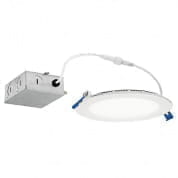 Direct-to-Ceiling 6" Round Slim 3000K LED Downlight in White встраиваемый потолочный светильник DLSL06R3090WHT Kichler