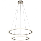 Hyvo 2 Ring XL LED Pendant Brushed Nickel подвесной светильник 83990 Kichler