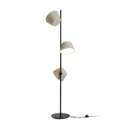 напольный светильник с тремя регулируемыми плафонами