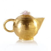 Marie-antoinette pink & gold teapot чайник, Villari