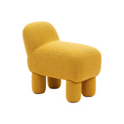 2830-2000 Lulu Design House Stockholm Жёлтый пуф в мягкой текстильной обивке