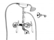 Praga - praga crystal Настенный смеситель для ванны с ручным душем Rubinetteria Giulini F7501