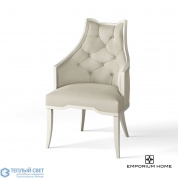 Logan Arm Chair-Antique White-Muslin Global Views кресло