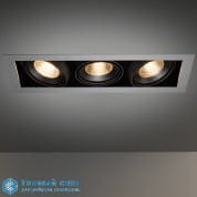 Multiple for 3x LED GE встраиваемый в потолок светильник Modular