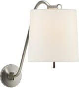 Understudy Visual Comfort настенный светильник мягкое серебро BBL2010SS-L
