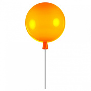 накладной светильник в форме шара оранжевого цвета