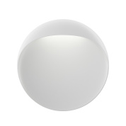 уличный настенно-потолочный светильник с округлым корпусом из алюминия