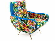 Seletti wears Toiletpaper Тканевое кресло с подлокотниками Seletti PID403083
