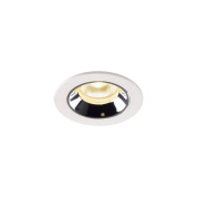 1005531 SLV NUMINOS® XS DL светильник встраиваемый IP44 200мА 7Вт с LED 3000K, 700лм, 40°, белый/хром