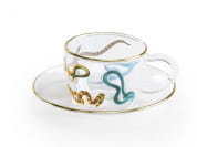 Seletti wears Toiletpaper Чашка для эспрессо из боросиликатного стекла с блюдцем Seletti PID429774
