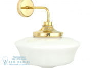 Anath Стеклянный настенный светильник прямого света для ванной комнаты Mullan Lighting MLBWL003ANTBRS