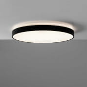 ACB Iluminacion Lisboa 3851/80 Потолочный светильник Textured Black, LED 1x80W 3000K 7320lm + LED 1x12W 3000K 915lm, Integrated LED, Casambi