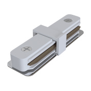 угловой соединительный элемент для трековой системы белого цвета