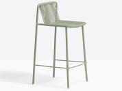 Tribeca Высокий стальной стул с порошковым покрытием со спинкой Pedrali PID382787