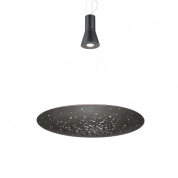 подвесная люстра с ажурным металлическим корпусом патинированного оттенка IP40