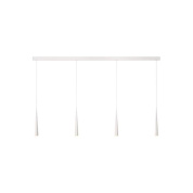 NOT1-340-01 Grau Niceone TRACE QUATTRO WHITE подвесной светильник 4 рожка белый
