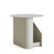 Sentrum side table Warm grey Woud, стол