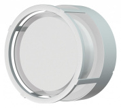 настенный накладной светильник с прозрачным ободом и мягким свечением