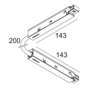 профильный соединитель под углом 0–180°